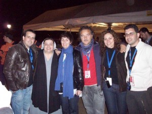 Con mis amigos Glenda, Migueli, Paco, Carmela y Maribí