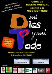 Cartel anunciador musical (Nico Montero)