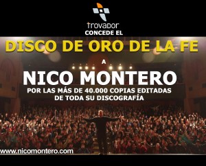 Cartel DISCO ORO NICO